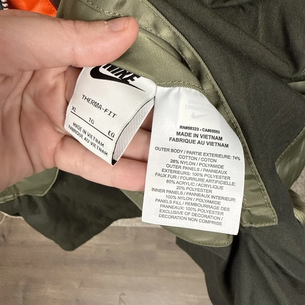 Nike‎ Sportswear Therma-Fit Space Parka Reversible DD6775-355 Men's XL NEW